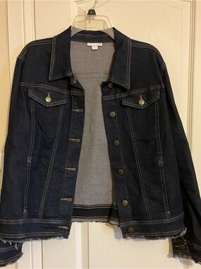 Dark Blue Denim Jacket - Unbranded Women's Jean Jacket